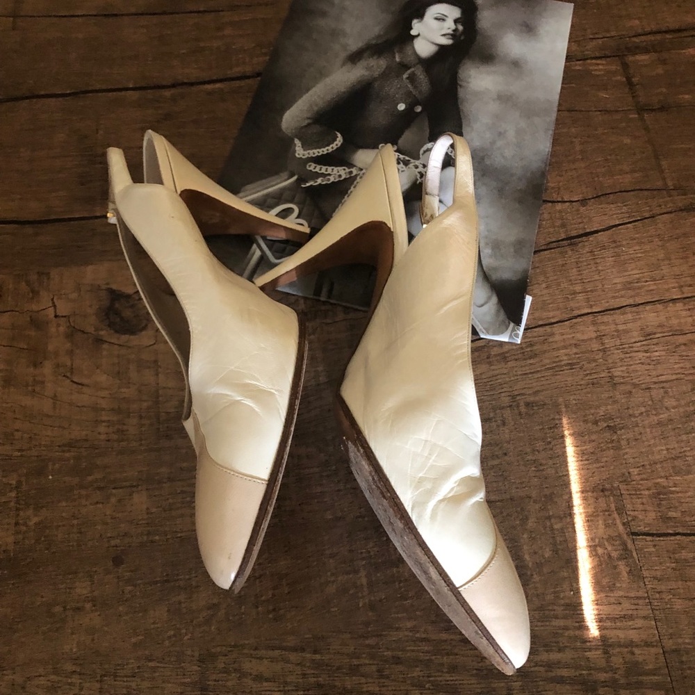 🔥💖Chanel Authentic Leather Slingbacks - Picture 10 of 15